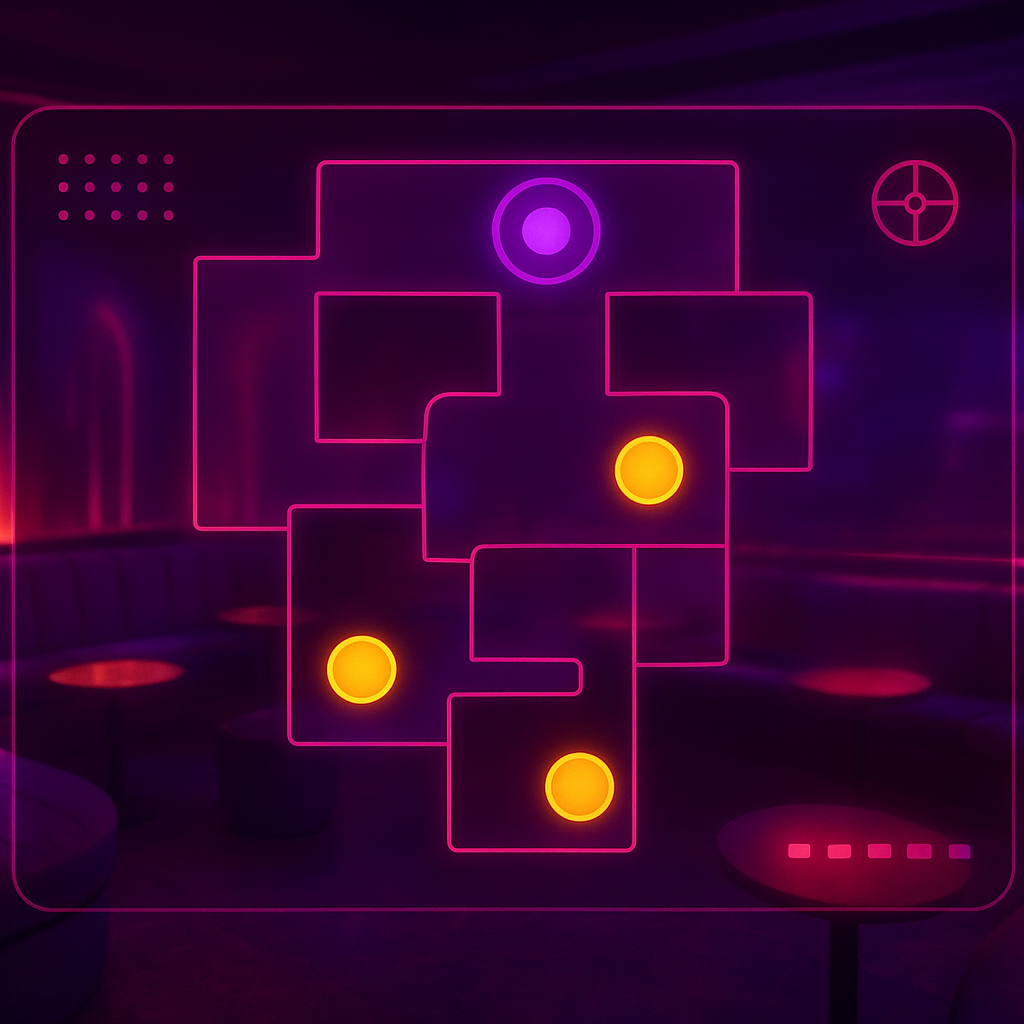 NocturnePlay — interactive venue map